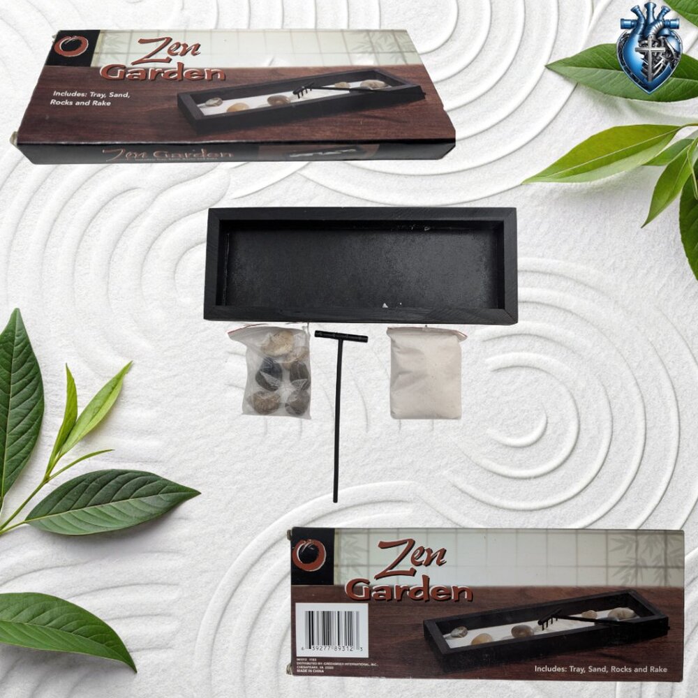 Vintage Y2K Zen Garden Desk Decor – New Old Stock (Unused)
